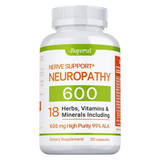 Advanced Nerve Support 600mg – Supports Nervous System Health, Brain Function, Energy & Calm