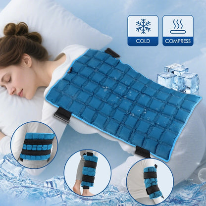 Large Reusable Ice Pack (13 x 22 in) – Cold Therapy Wrap for Back, Knee, Neck, Shoulder & Hip Relief