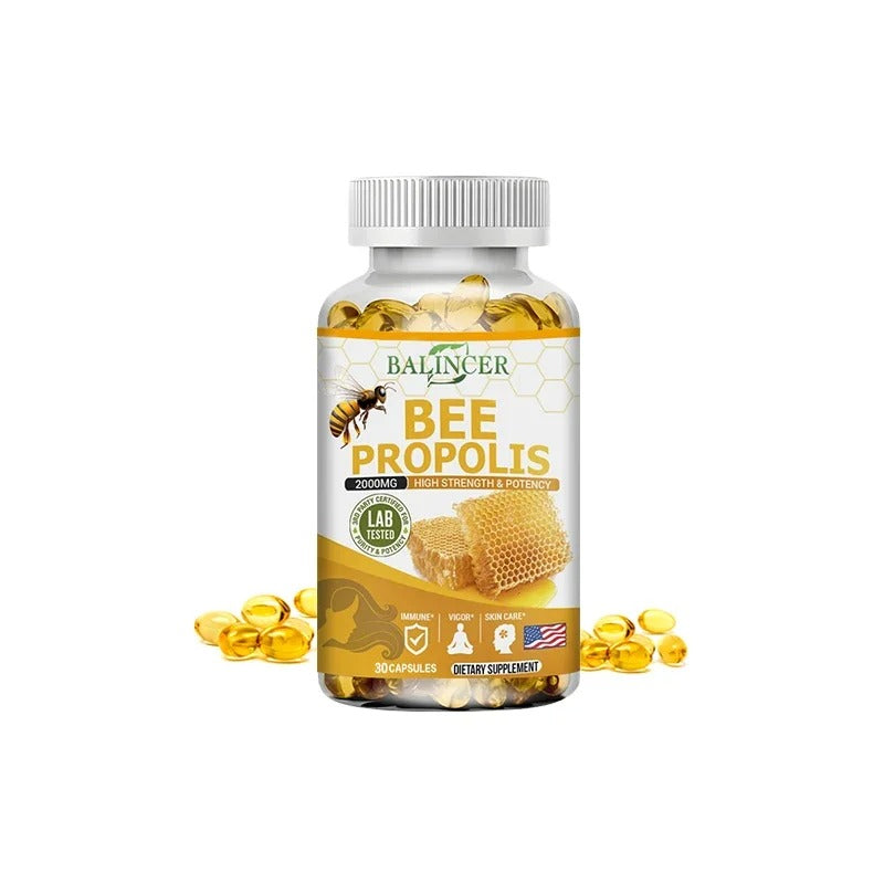 Bee Propolis Capsules – Joint, Bone & Immune Health Support with Natural Antioxidants