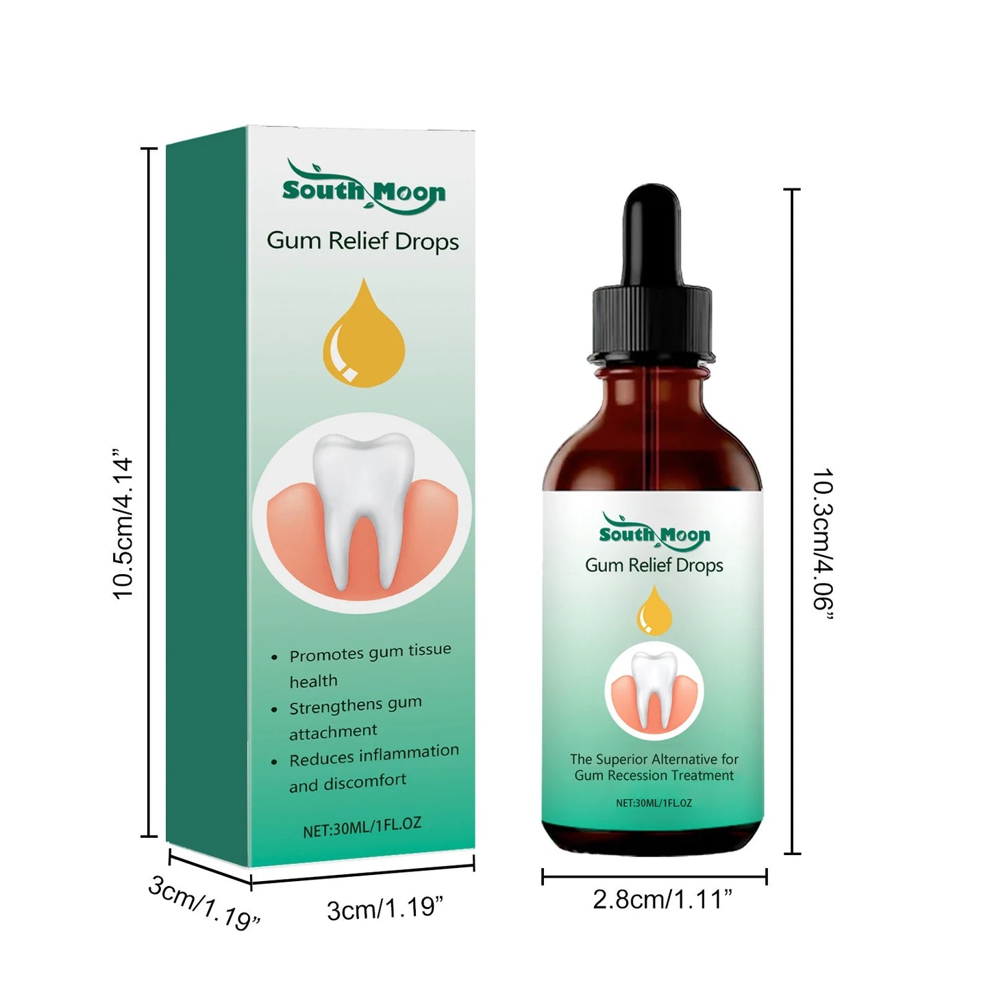 Gum Care Repair Drops – Supports Gum Comfort, Oral Hygiene & Teeth Cleaning