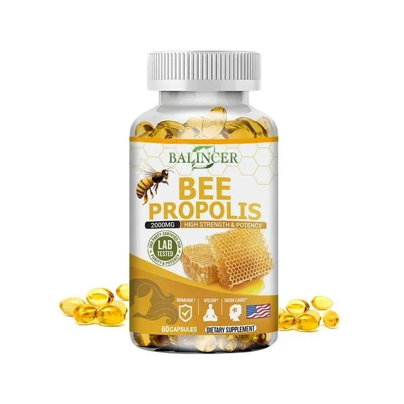 Bee Propolis Capsules – Joint, Bone & Immune Health Support with Natural Antioxidants