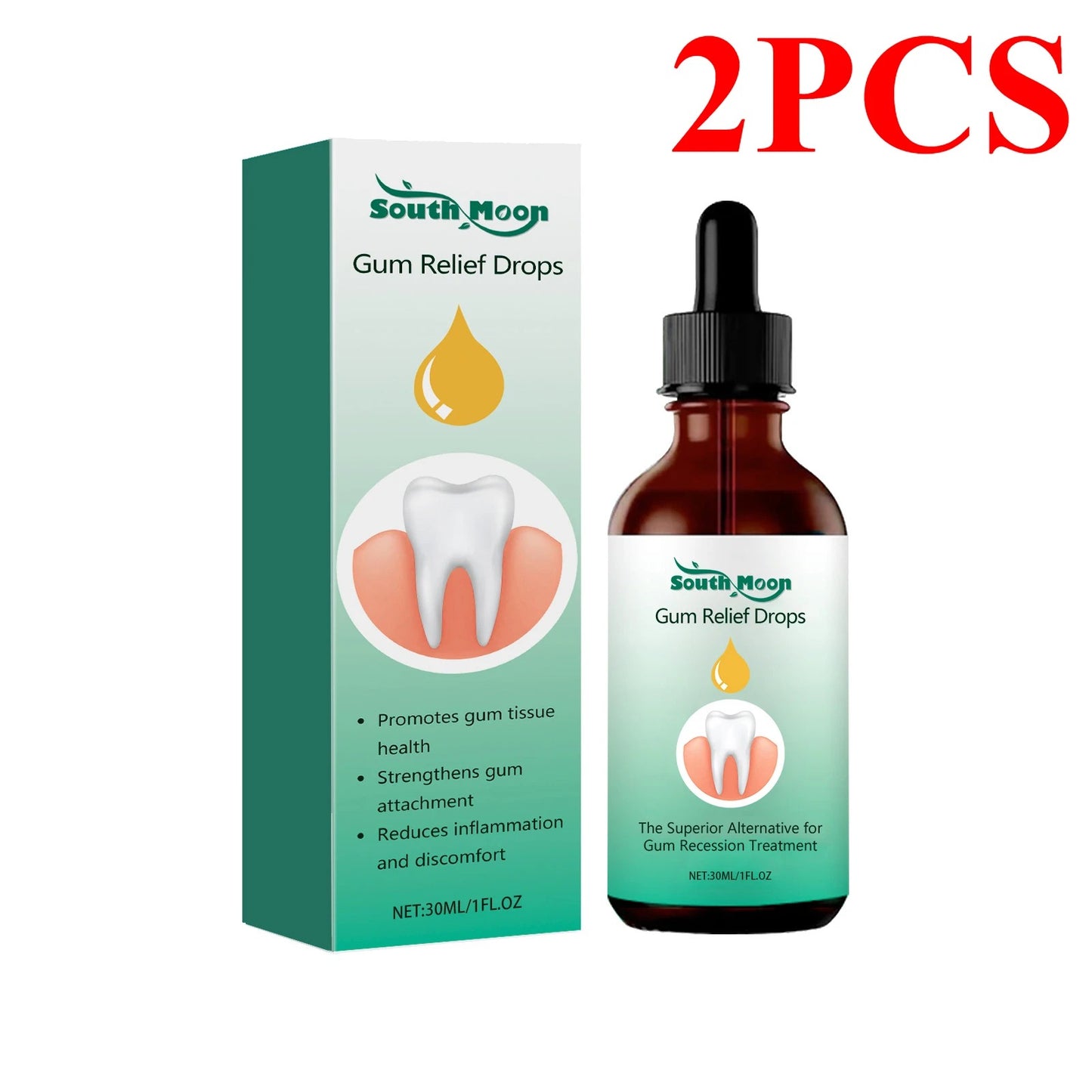 Gum Care Repair Drops – Supports Gum Comfort, Oral Hygiene & Teeth Cleaning