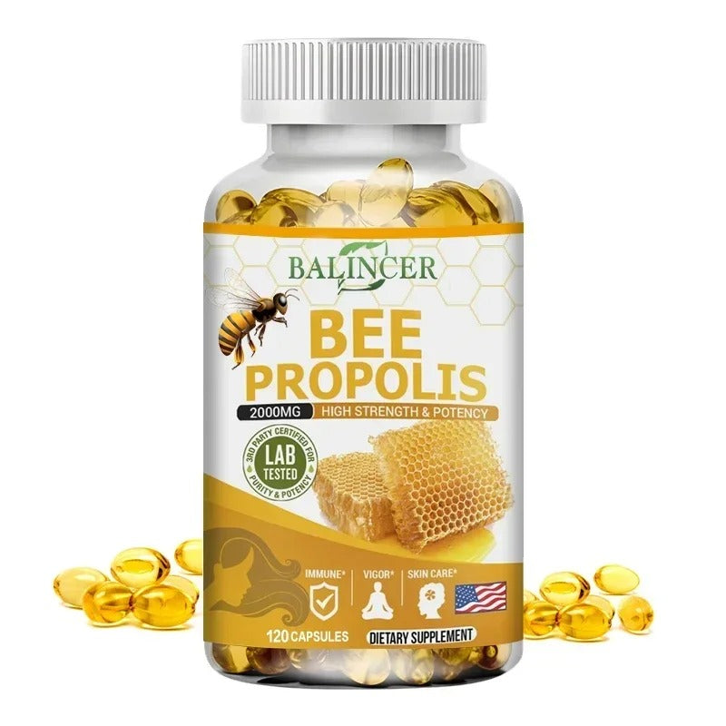 Bee Propolis Capsules – Joint, Bone & Immune Health Support with Natural Antioxidants