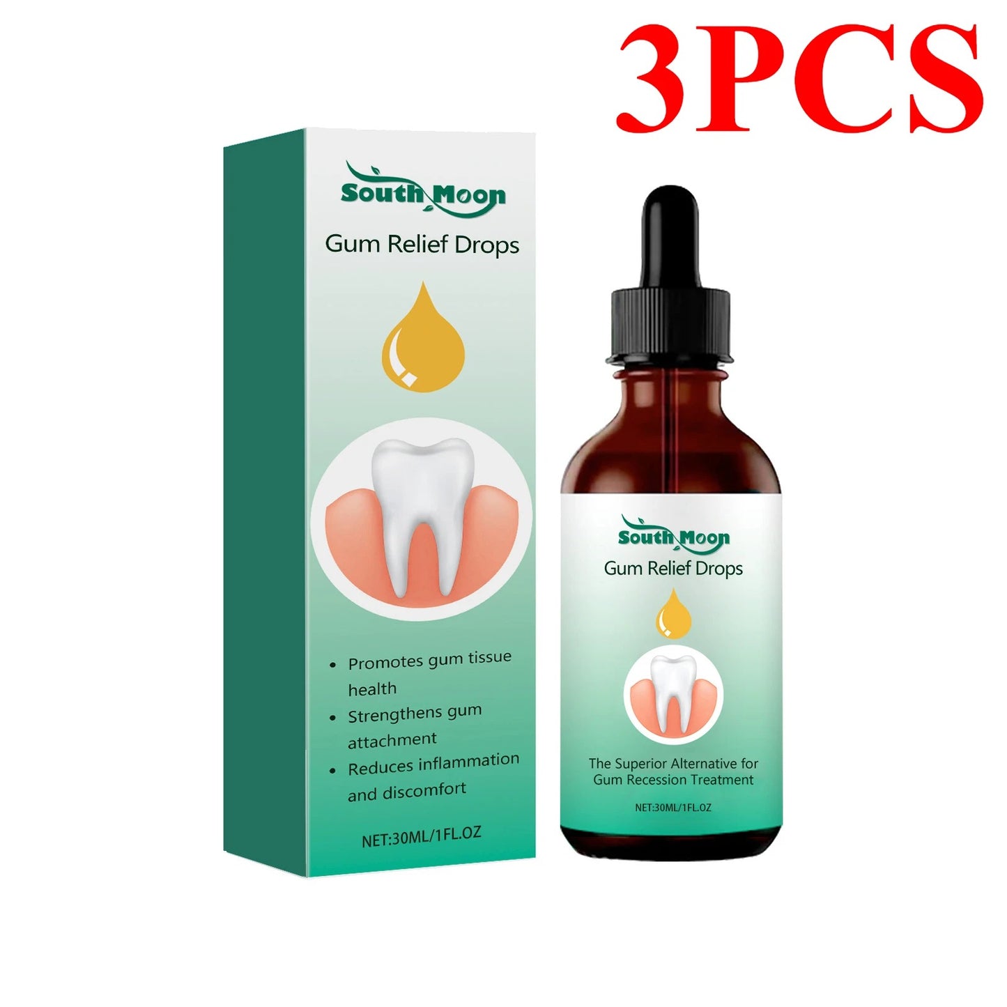 Gum Care Repair Drops – Supports Gum Comfort, Oral Hygiene & Teeth Cleaning