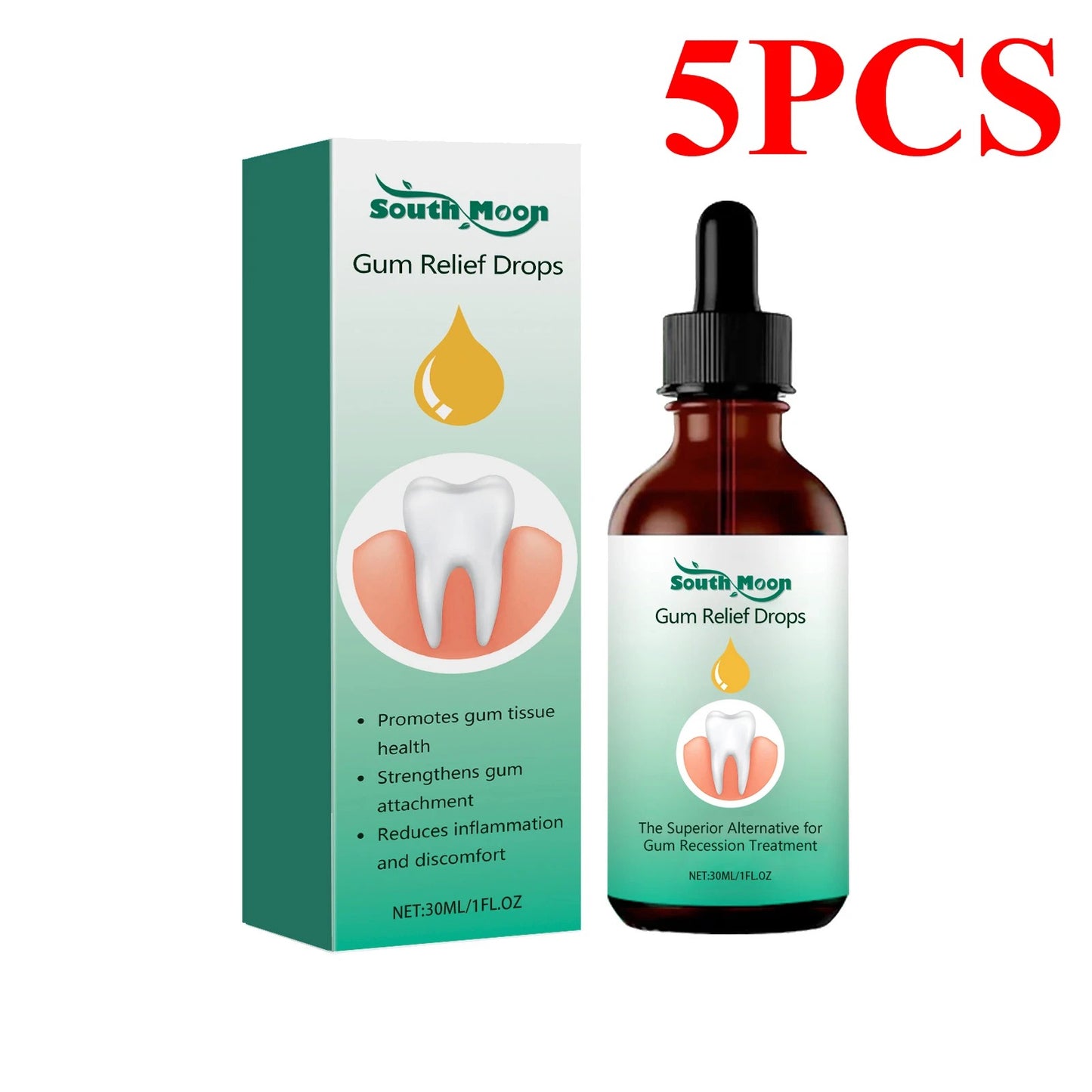 Gum Care Repair Drops – Supports Gum Comfort, Oral Hygiene & Teeth Cleaning